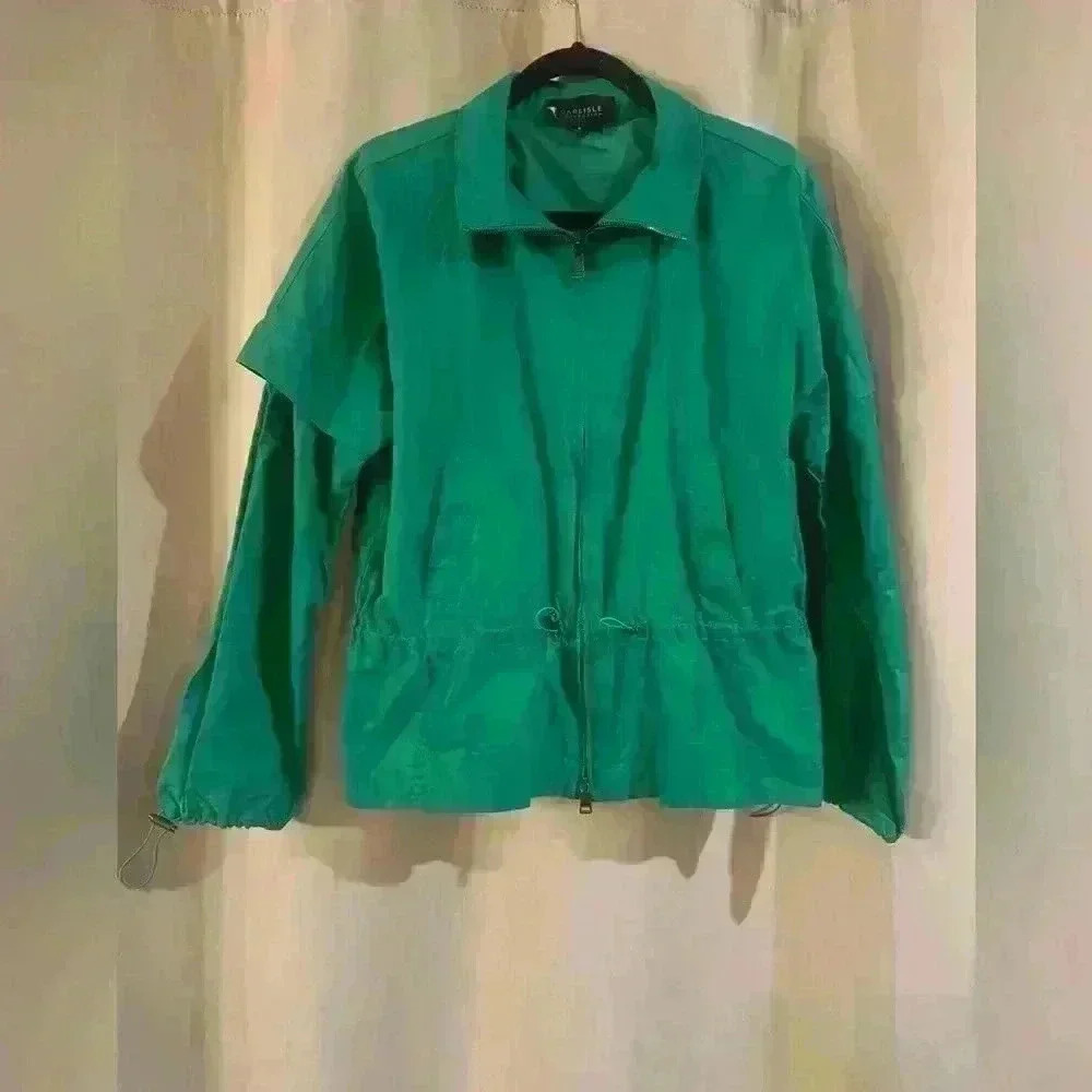 Women’s Green Carlisle Water Resistant Jacket